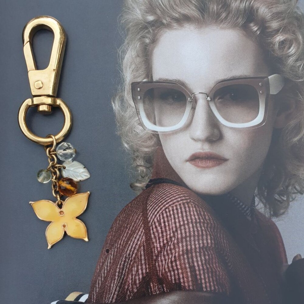 Butterfly Charms Key Chain Key Ring Handbag Purse Pendant Accessory